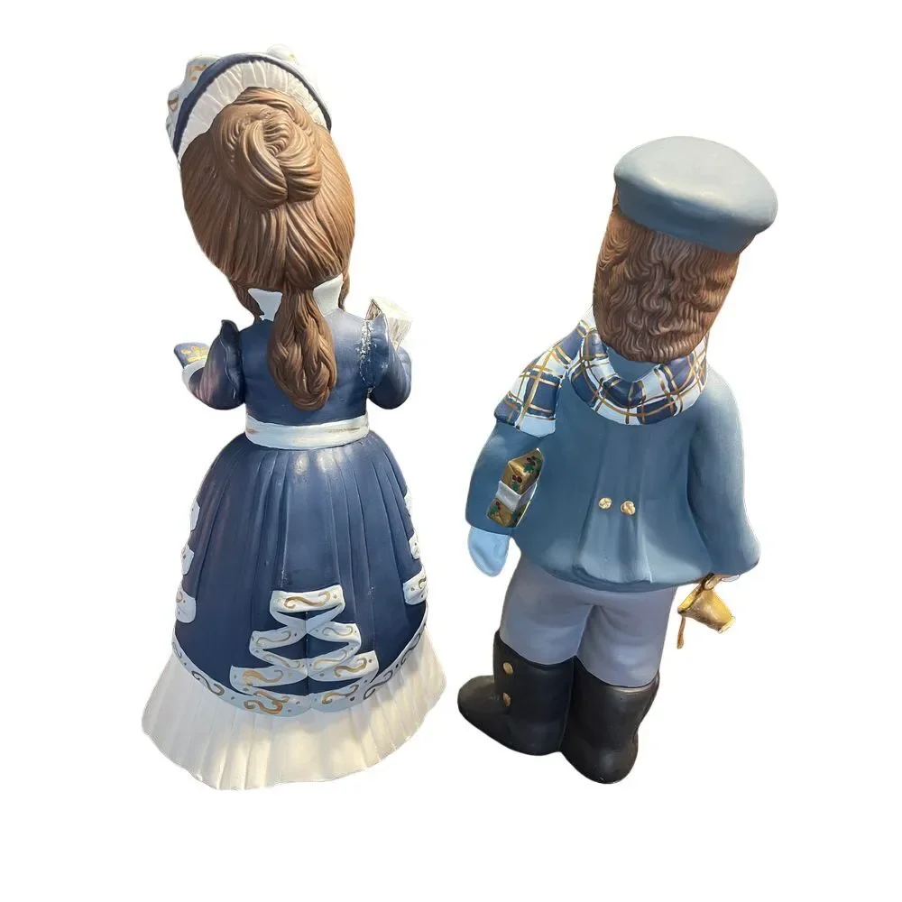 Vintage Victorian Style Porcelain Figurine‎ Set - Lady and Gentleman @J